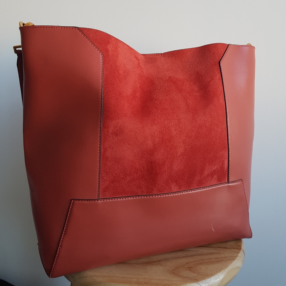 Charles & Keith Orange Tote